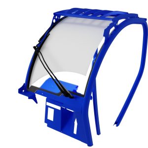 Double blade wiper system